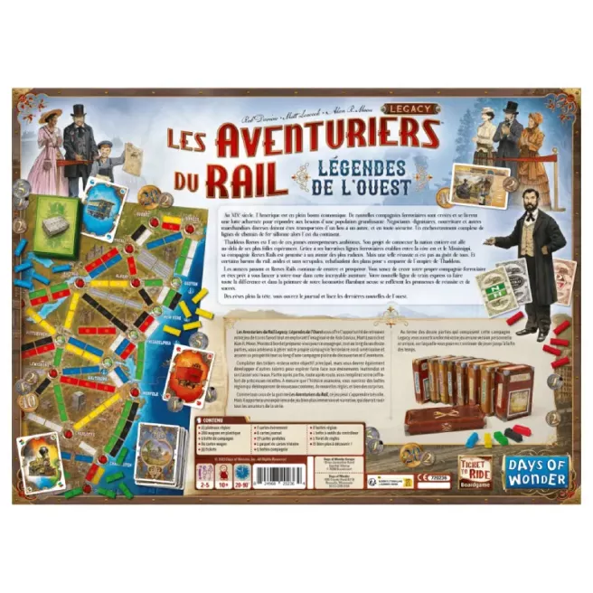 Les Aventuriers du Rail Legacy: Légendes de l'Ouest