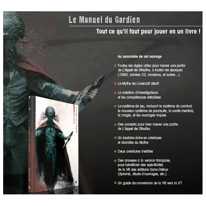 L'Appel de Cthulhu - Manuel du Gardien