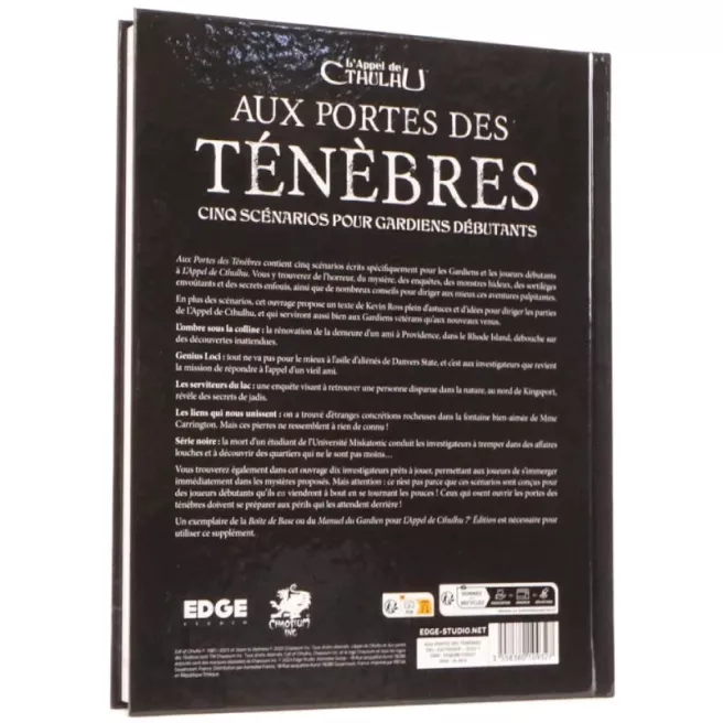 L'Appel de Cthulhu - Aux Portes des Ténèbres L'Appel de Cthulhu - Aux Portes des Ténèbres