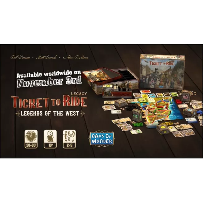 Les Aventuriers du Rail Legacy: Légendes de l'Ouest