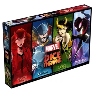 Dice Throne Marvel - Scarlet Witch, Thor, Loki & Spiderman Miles Morales
