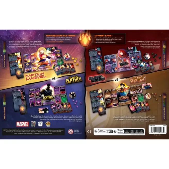 Dice Throne Marvel - Scarlet Witch, Thor, Loki & Spiderman Miles Morales Dice Throne Marvel - Scarlet Witch, Thor, Loki & Spiderman Miles Morales