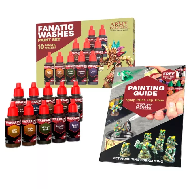 The Army Painter - Warpaints Fanatic Washes Paint Set The Army Painter - Warpaints Fanatic Washes Paint Set