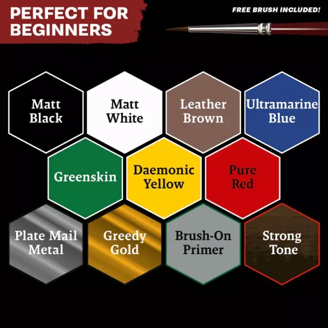 The Army Painter - Warpaints Fanatic Starter Paint Set The Army Painter - Warpaints Fanatic Starter Paint Set