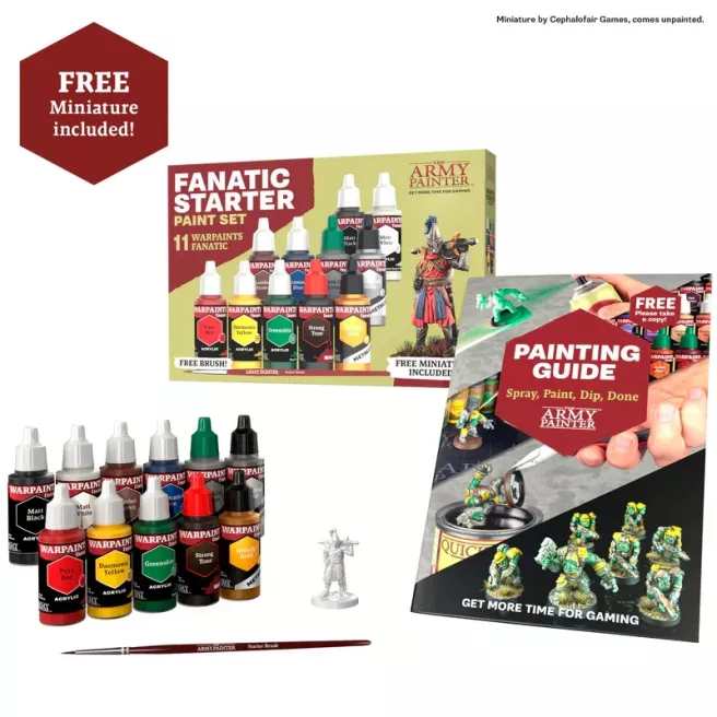 The Army Painter - Warpaints Fanatic Starter Paint Set The Army Painter - Warpaints Fanatic Starter Paint Set