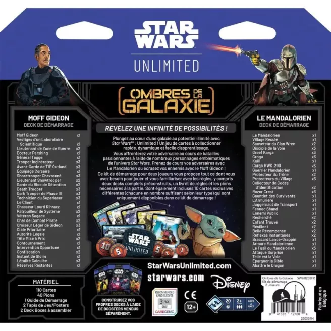 Star Wars Unlimited: Ombres de la Galaxie - Kit de Démarrage 2 joueurs Star Wars Unlimited: Ombres de la Galaxie - Kit de Démarrage 2 joueurs