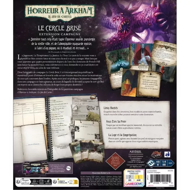 Horreur à Arkham: Le Jeu de Cartes - Le Cercle Brisé (Campagne) Horreur à Arkham: Le Jeu de Cartes - Le Cercle Brisé (Campagne)