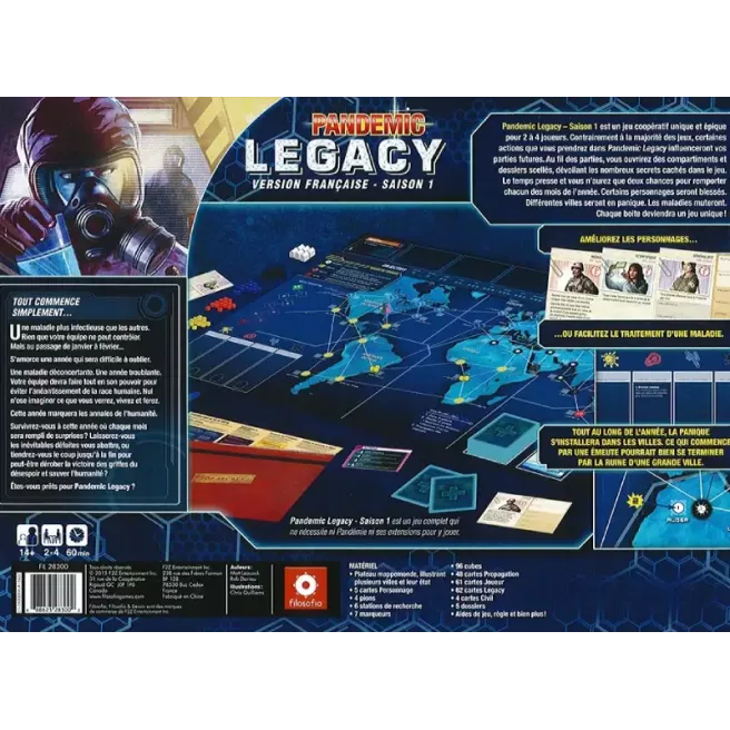 Pandemic Legacy - Saison 1