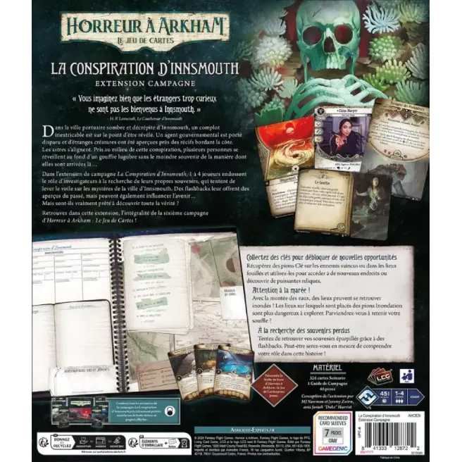 Horreur à Arkham: Le Jeu de Cartes - La Conspiration d'Innsmouth (Campagne) Horreur à Arkham: Le Jeu de Cartes - La Conspiration d'Innsmouth (Campagne)