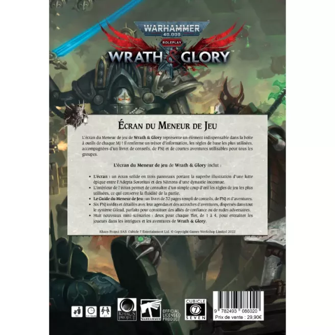 Warhammer 40K: Wrath & Glory - Écran du Meneur de Jeu