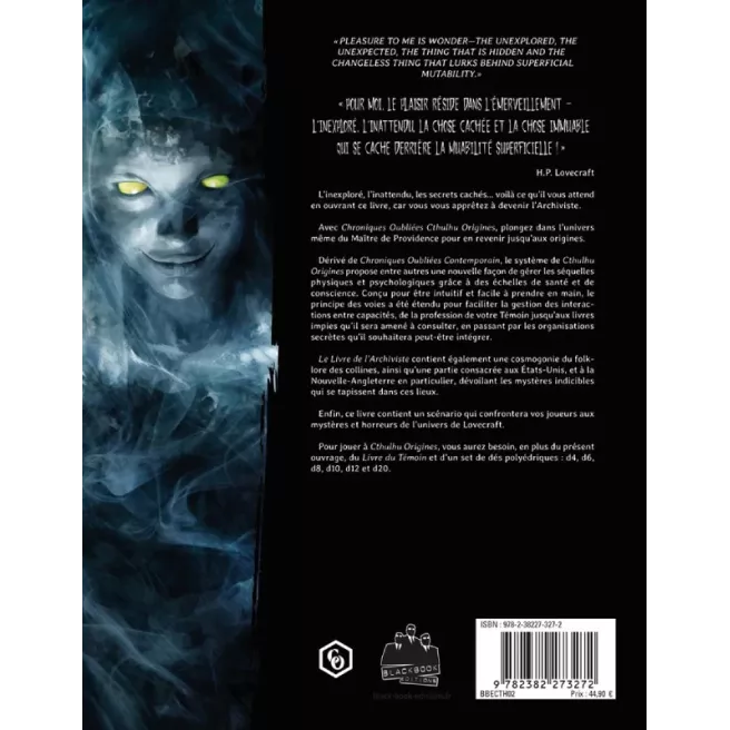 Cthulhu Origines - Livre du Témoin