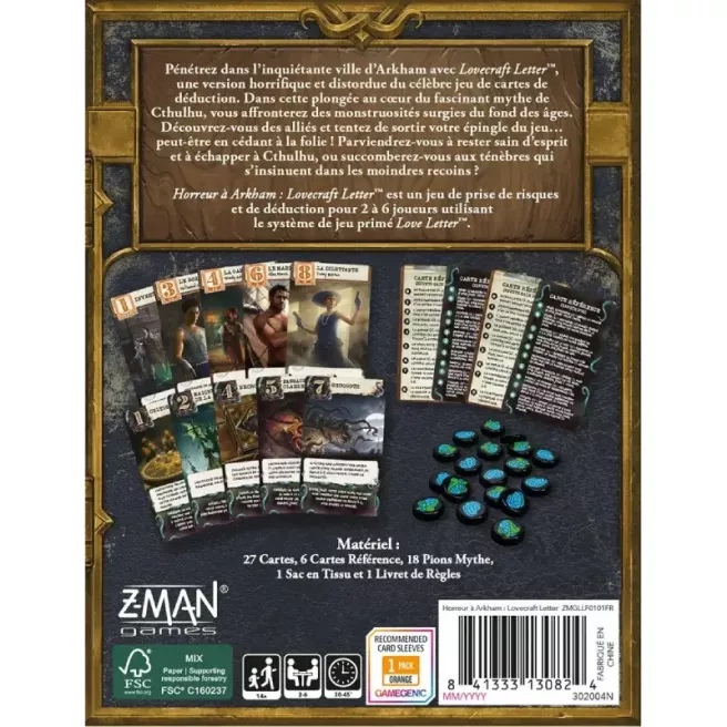 Horreur à Arkham : Lovecraft Letter Horreur à Arkham : Lovecraft Letter