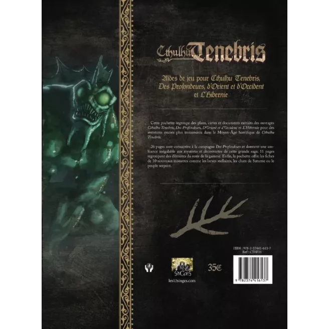 Cthulhu Tenebris - Aides de Jeu Cthulhu Tenebris - Aides de Jeu