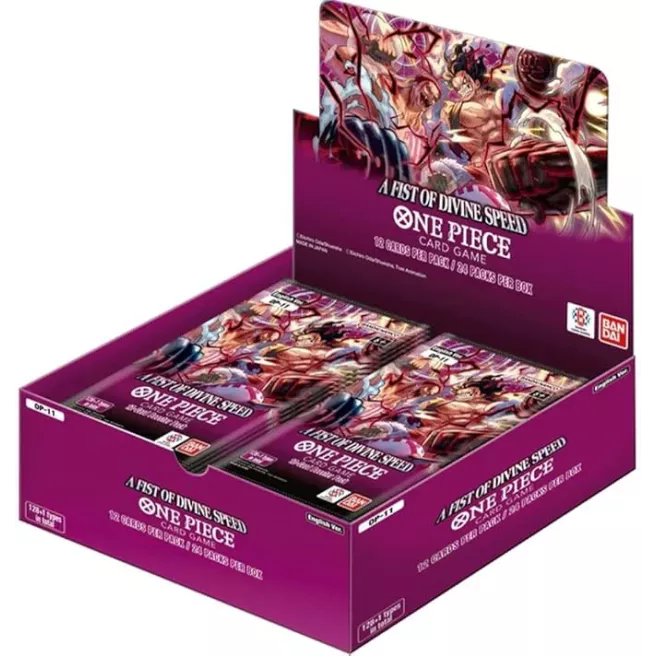 One Piece Card Game - A Fist Of Divine Speed OP11 - Display EN