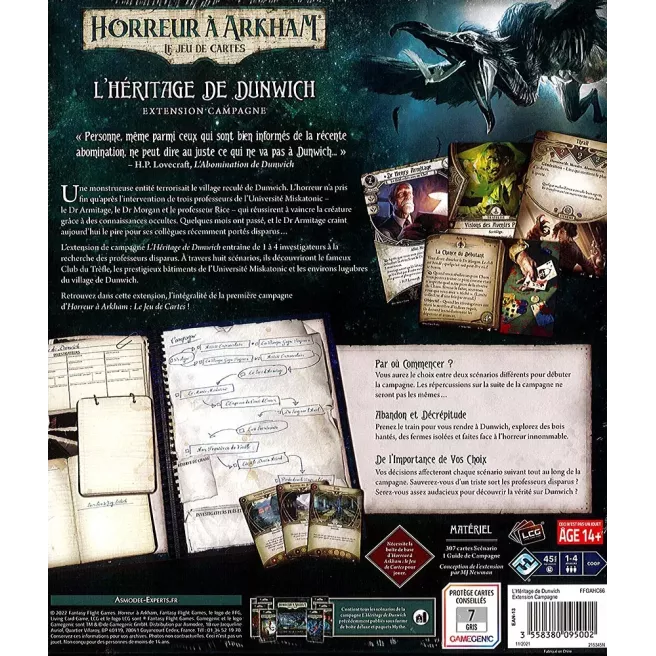 Horreur à Arkham: Le Jeu de Cartes - L'Héritage de Dunwich (Campagne)