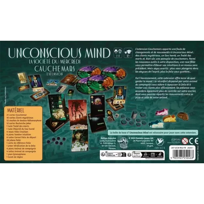 Unconscious Mind : La Société du Mercredi - Extension Cauchemars