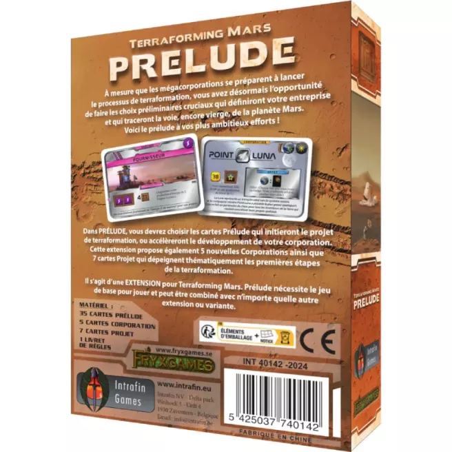 Terraforming Mars - Prelude