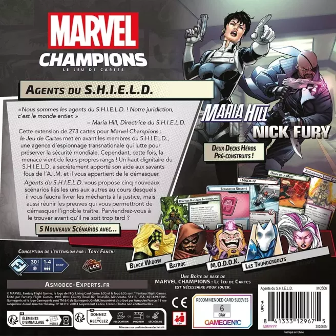 Marvel Champions: Le Jeu de Cartes - Agents du S.H.I.E.L.D.