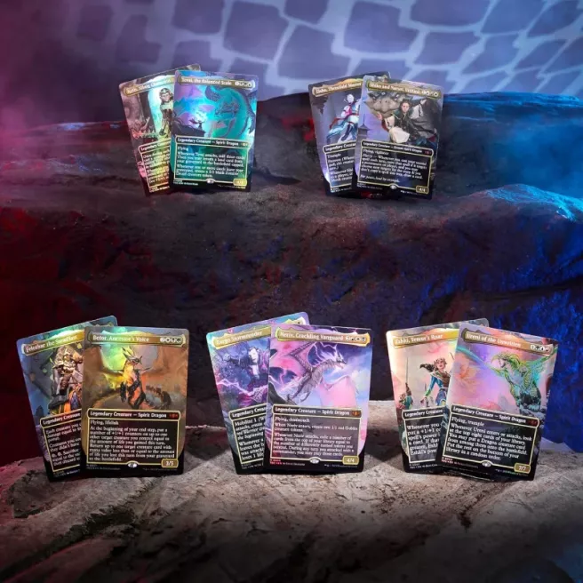 Magic: The Gathering - Tarkir: La Tempête des Dragons - Lot 5 Decks Commander FR