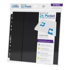 Ultimate Guard - 24-Pocket Pages NOIR Ultimate Guard - 24-Pocket Pages NOIR