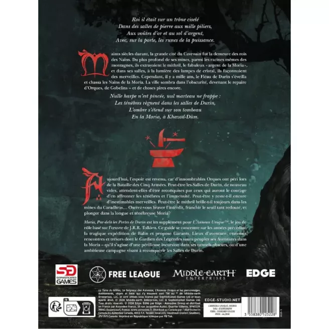 L'Anneau Unique - Moria : Par-delà les Portes de Durin