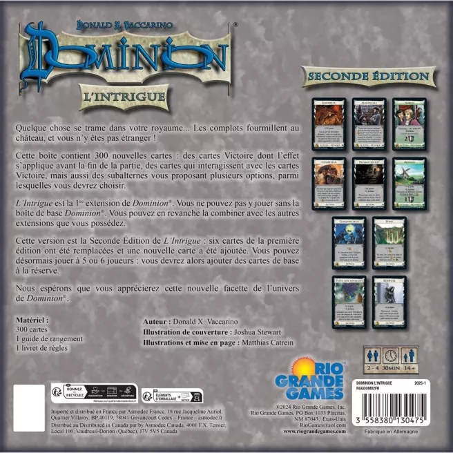 Dominion : Seconde Edition - L'Intrigue