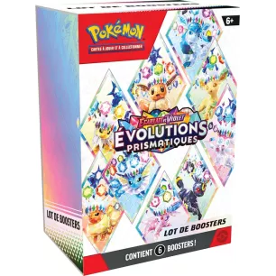 Pokémon - EV8.5 : Évolutions Prismatiques - Bundle 6 Boosters - FR