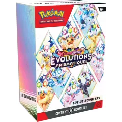 Pokémon - EV8.5 : Évolutions Prismatiques - Bundle 6 Boosters - FR