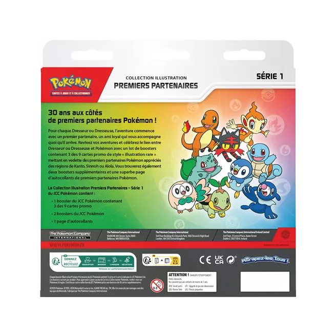 Pokémon - Collection Illustration Premiers Partenaires