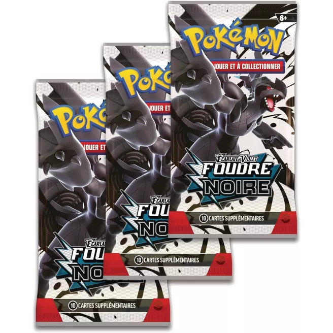 Pokémon - EV10.5 : Foudre Noire - Collection Autocollant Réajustable - FR
