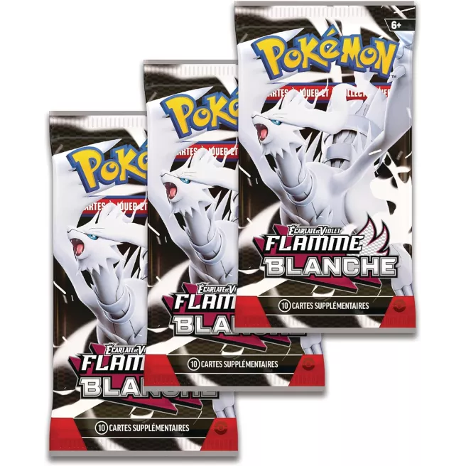Pokémon - EV10.5 : Flamme Blanche - Collection Autocollant Réajustable - FR