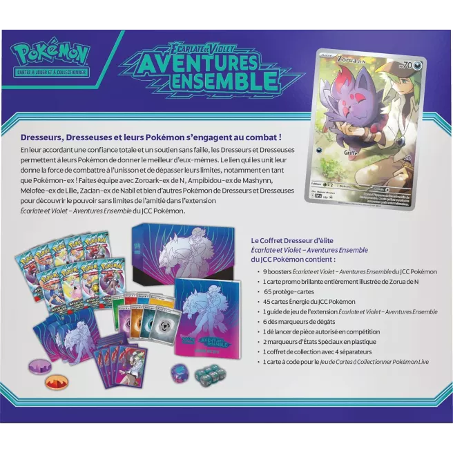 Pokémon - EV09 : Aventures Ensemble - Coffret Dresseur d'Élite - FR