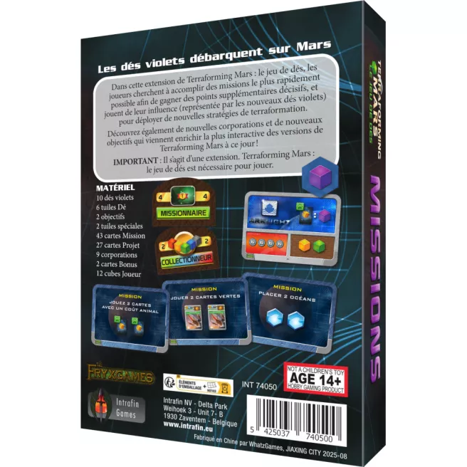 Terraforming Mars - Le Jeu de Dés: Missions