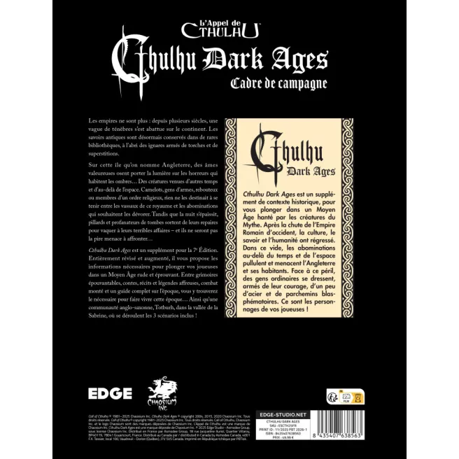 L'Appel de Cthulhu - Cthulhu Dark Ages