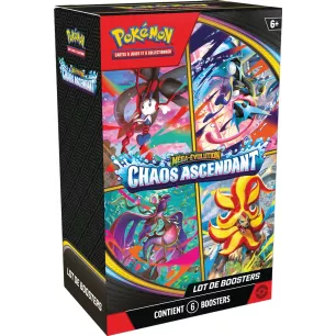 Pokémon - ME04 : Chaos Ascendant - Bundle 6 Boosters - FR
