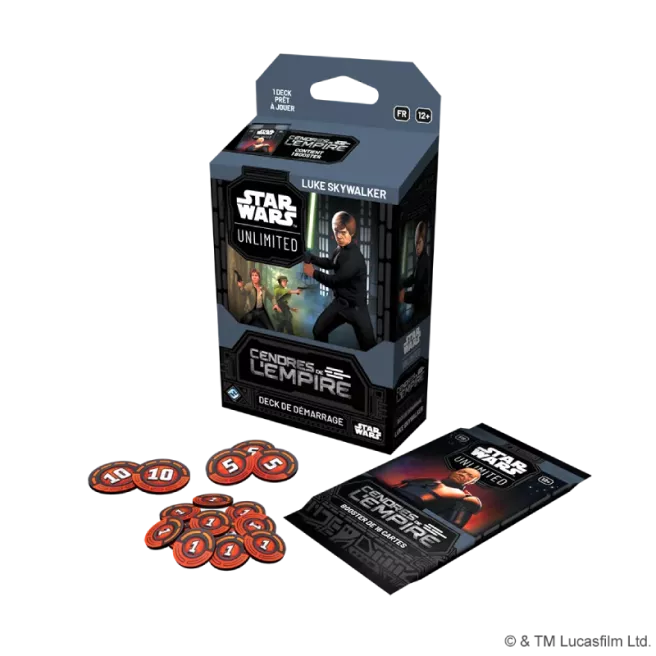 Star Wars Unlimited : Cendres de l'Empire - Deck de Démarrage : Luke Skywalker