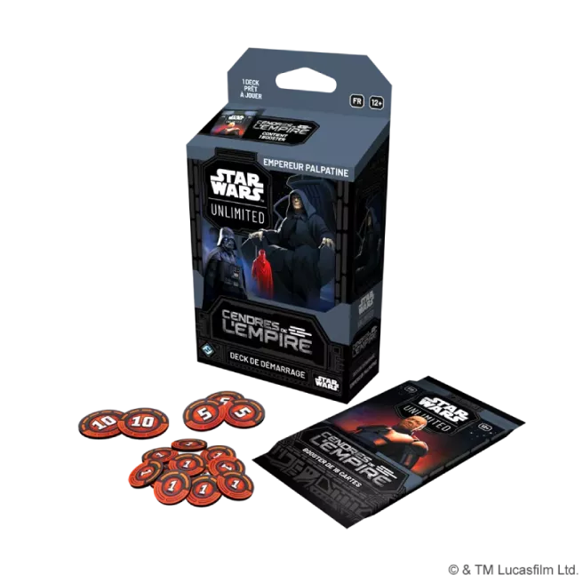 Star Wars Unlimited : Cendres de l'Empire - Deck de Démarrage : Empereur Palpatine