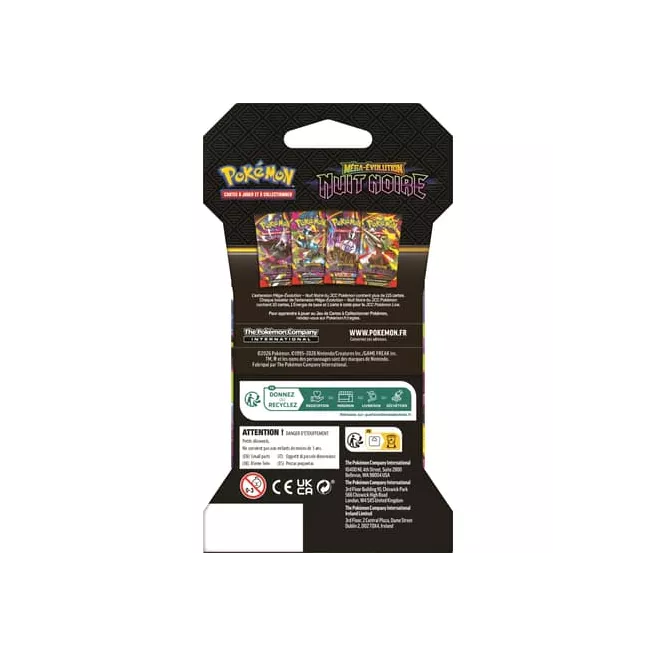 Pokémon - ME05 : Nuit Noire - Blister 1 Booster - FR