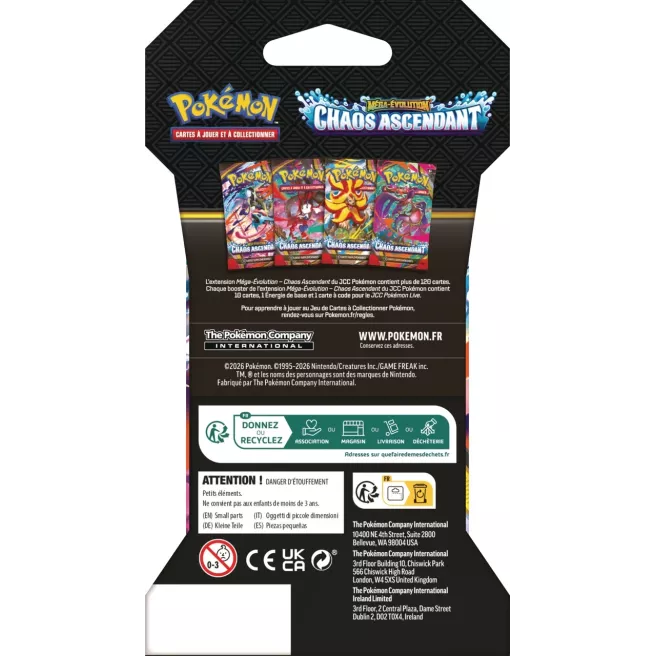 Pokémon - ME04 : Chaos Ascendant - Blister 1 Booster - FR
