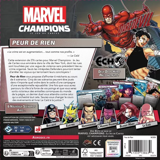 Marvel Champions : Le Jeu de Cartes - Peur de Rien