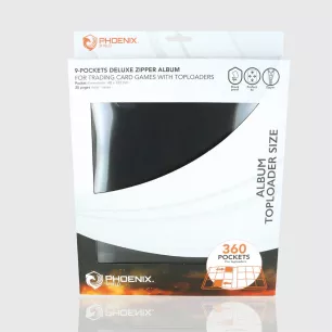 Phoenix Shield - Zip Album Deluxe 360 cards For Toploader