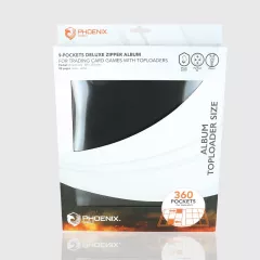 Phoenix Shield - Zip Album Deluxe 360 cards For Toploader