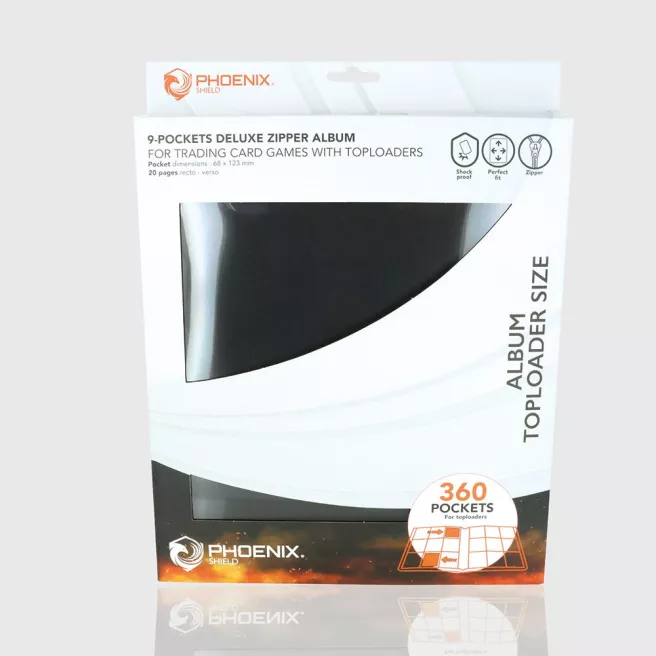 Phoenix Shield - Zip Album Deluxe 360 cards For Toploader