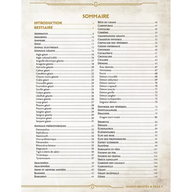 Chroniques Oubliées : Fantasy 2e édition - Bestiaire