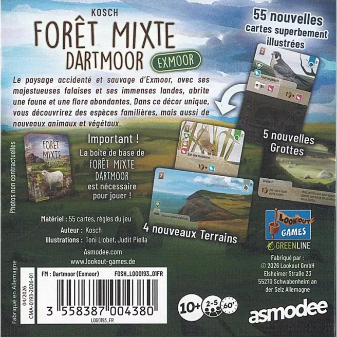 Forêt Mixte : Dartmoor - Exmoor