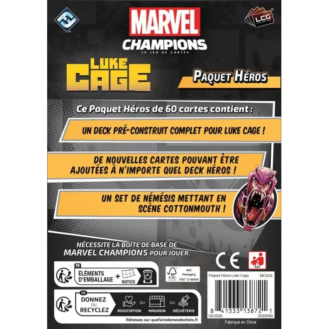 Marvel Champions : Le Jeu de Cartes - Luke Cage