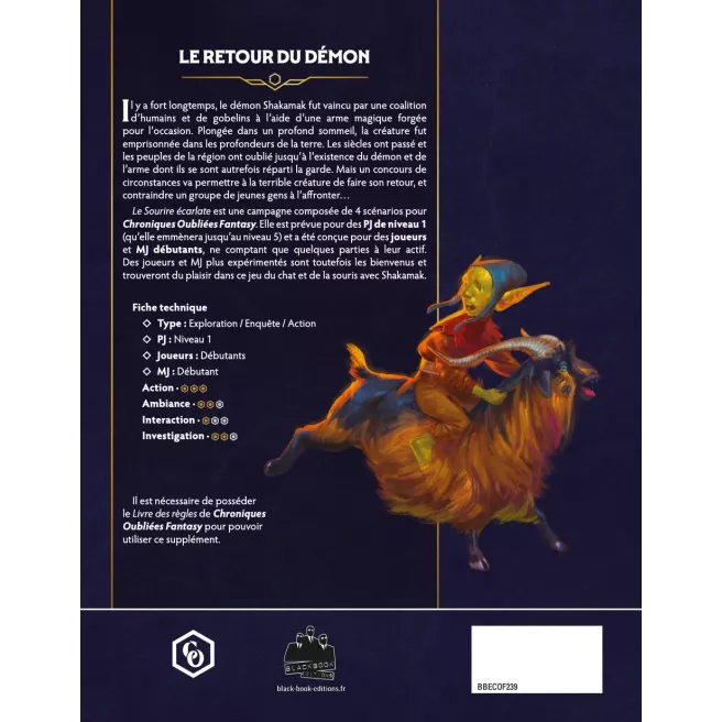 Chroniques Oubliées : Fantasy 2e édition - Le Sourire