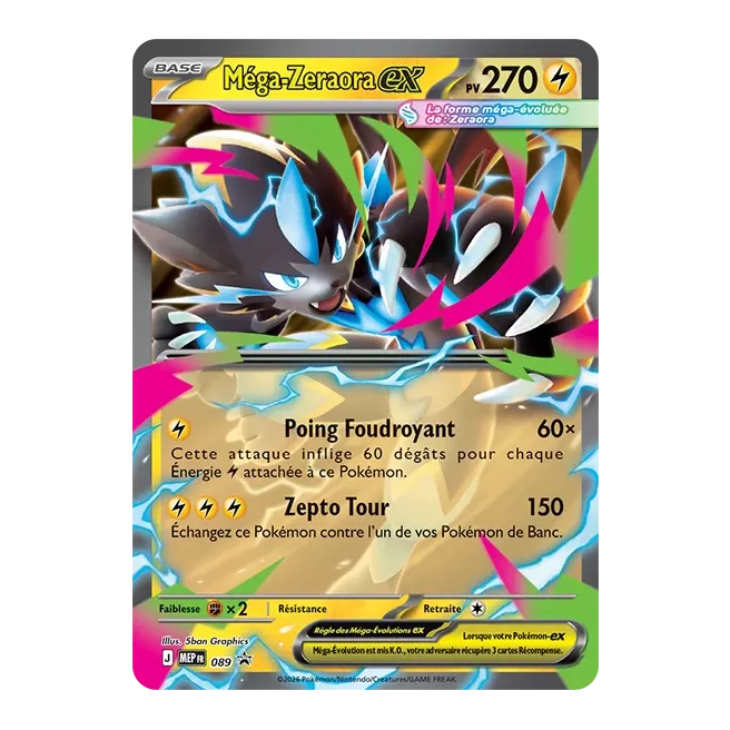 Pokémon - Tin Box Août 2026 - Méga-Zeraora-ex