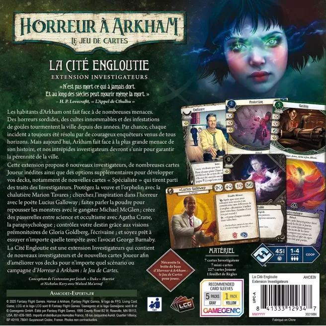 Horreur à Arkham: Le Jeu de Cartes - L'Héritage de Dunwich (Investigateurs)