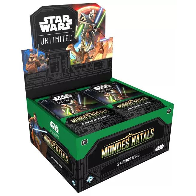 Star Wars Unlimited: Mondes Natals - Display 24 Boosters FR